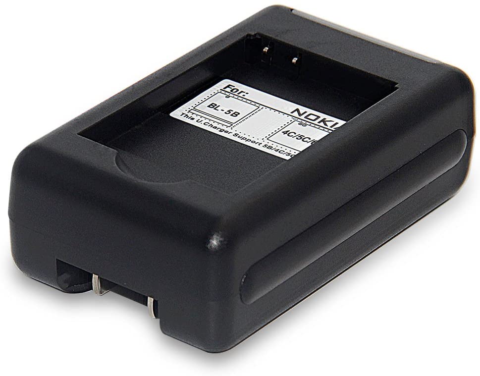 Battery Charger for Nokia BL-6P BL-6Q BL-5B BL-5C BL-4C and VIVITAR ViviCam 8027 8225 T328 3220 DVR-805HD DVR-850W