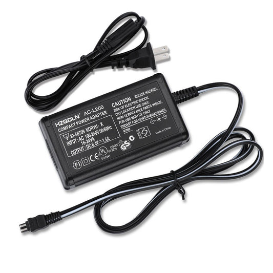 AC Adapter Charger Compatible Sony Handycam HDR-SR10E HDR-SR11 HDR-SR11E HDR-SR12 HDR-SR12E HDR-SR200 HDR-SR220 HDR-SR30 HDR-SR300 HDR-SR40 DSC-HX1 DCR-HC1000 DCR-SX63 Video Cameras Camcorders