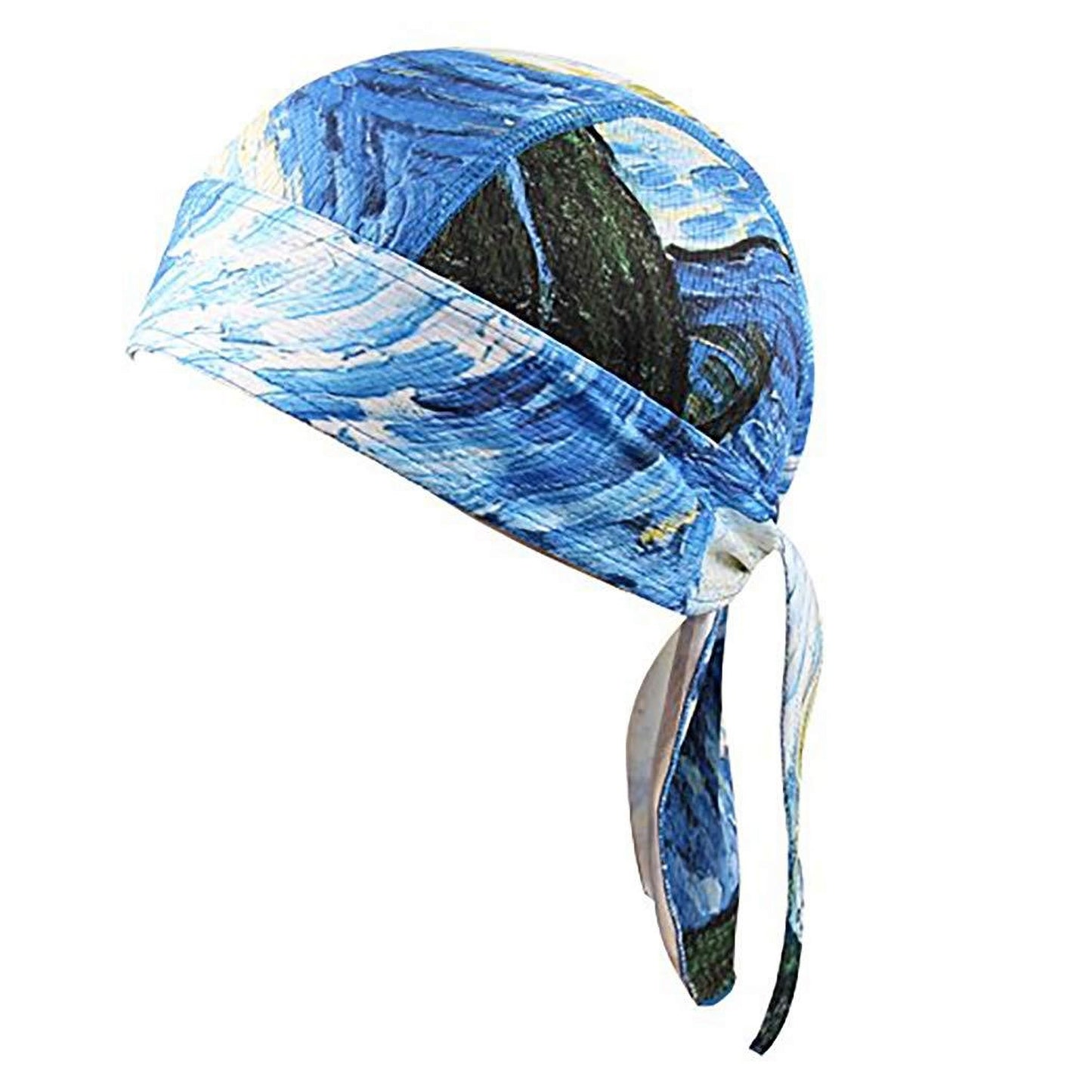 Beanie Skull Cap Quick Dry Adjustable Stretch Head Scarf Wrap Bandana Men Women